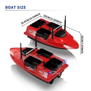 Barca Plantat, Nadit si Momit iUni V803, 18000mAh, 4 cuve, 3kg, 500m, 15km/h - Img 14