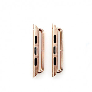 Catarama iUni compatibila cu Apple Watch Ultra/SE/8/7/6/5/4/3/2/1, 38mm, Otel Inoxidabil, Rose Gold - Img 2