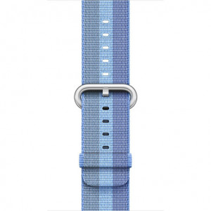 Curea iUni compatibila cu Apple Watch Ultra/SE/8/7/6/5/4/3/2/1, 38mm, Nylon, Woven Strap, Blue - Img 3