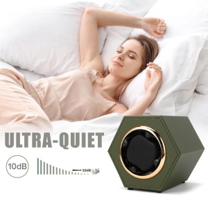 Cutie intors ceas automat iUni, Watch Winder, Piele ecologica, Kaki - Img 5