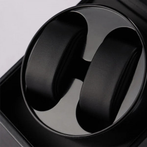 Cutie intors ceasuri automatice iUni, 2 Programe rotatie, Watch Winder 2, Black - Img 4