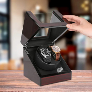 Cutie intors ceasuri iUni, 4 programe, Watch Winder 2, Mahon-Black - Img 5