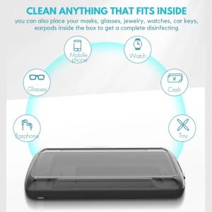 Incarcator Wireless Fast Charge 10W cu Functie Curatare UV-C iUni X17 - Img 4