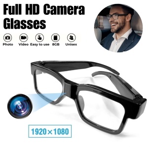 Mini Camera Ochelari iUni G7, Full HD, 8GB Card MicroSD, Night Vision - Img 2