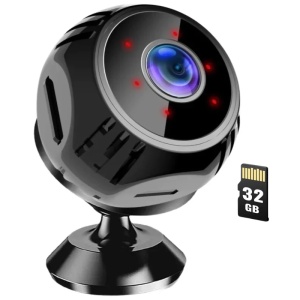 Mini Camera Spion iUni W8, Wi-Fi, 32GB, Vizualizare Full HD, Senzor de miscare, Night Vision