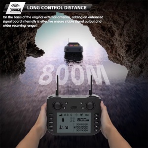 RESIGILAT - Barca Plantat, Nadit si Momit iUni V080, GPS, Sonar Fish Finder, Geanta Transport, 20000mAh, 800m, 15km/h - Img 4