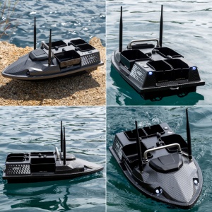 RESIGILAT - Barca Plantat, Nadit si Momit iUni V803 PRO, GPS, Sonar Fish Finder, 5200mAh, 4 cuve, 3kg, 500m, 15km/h - Img 15