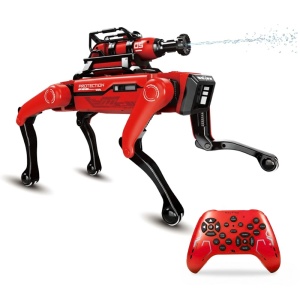 Robot Caine Inteligent iUni 8021 cu Functie Pulverizare Apa, Control Telecomanda, Comenzi Vocale, Programare Miscari