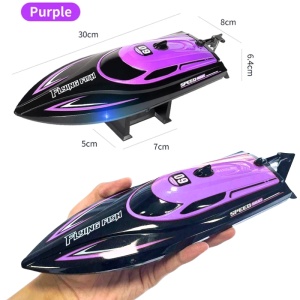 Barca cu telecomanda iUni HJ812, RC Racing Speed Boat Drift, Viteza 25 km/h, 2.4GHz - Img 10