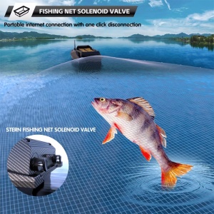 Barca Plantat, Nadit si Momit iUni V080, GPS, Sonar Fish Finder, Geanta Transport, 20000mAh, 800m, 15km/h - Img 8