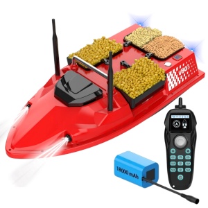 Barca Plantat, Nadit si Momit iUni V803, 18000mAh, 4 cuve, 3kg, 500m, 15km/h - Img 15