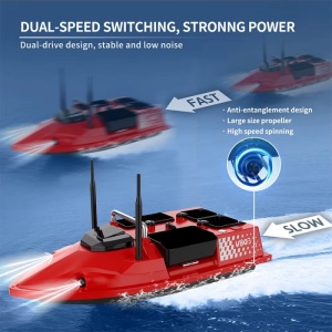 Barca Plantat, Nadit si Momit iUni V803, 5200mAh, 4 cuve, 3kg, 500m, 15km/h - Img 9