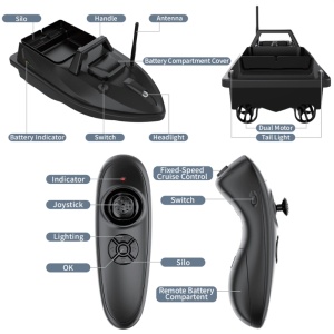 Barca Plantat, Nadit si Momit iUni V805, 5200mAh, 1.5kg, 500m, 15km/h - Img 16