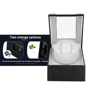 Cutie intors ceas automatic iUni, Watch Winder, Negru-Gri - Img 6