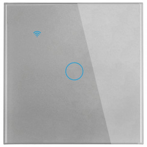 Intrerupator smart touch iUni 1F, 1 Canal, Wi-Fi, Sticla securizata, LED, Silver - Img 8