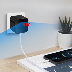 Mini Camera Incarcator USB iUni IP90, Wi-Fi, Vizualizare 4K, Night Vision, Slot card microSD - Img 6
