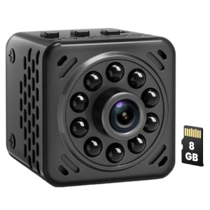 Mini Camera Spion iUni IP34, Wi-Fi, 8GB, Full HD, Audio-Video, Night Vision