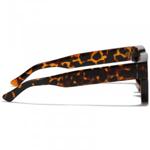 Ochelari de Soare Retro Square iUni iEye, UV400, Animal Print - Img 5