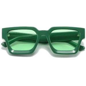 Ochelari de Soare Retro Square iUni iEye, UV400, Green - Img 5