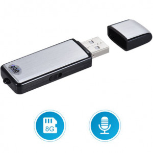 Stick USB Spion Reportofon iUni STK100, 8GB, 18 ore Autonomie, 90 ore inregistrare - Img 5