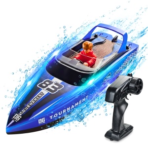Barca cu telecomanda iUni FT009 Top Speed Racing Flipped Boat