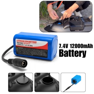 Barca Nadit si Momit iUni V010, GPS, 12000mAh, 3 cuve, 2kg, 500m, 10km/h - Img 3