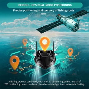 Barca Plantat, Nadit si Momit iUni V803, GPS, 12000mAh, 4 cuve, 3kg, 500m, 15km/h - Img 6