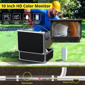 Camera Inspectie video canalizare, 45m, iUni ICT13, Monitor 10 inch, Inregistrare video - Img 2