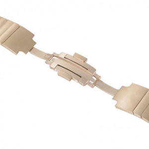 Curea iUni compatibila cu Apple Watch Ultra/SE/8/7/6/5/4/3/2/1, 42mm, Steel Belt, Rose Gold - Img 3