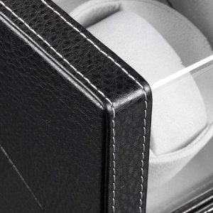 Cutie intors ceas automatic iUni, Watch Winder, Negru-Gri - Img 7