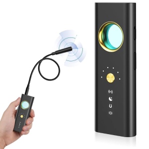 Detector de camere, localizatoare GPS si microfoane spion iUni R35, Frecventa 1-6500 MHz