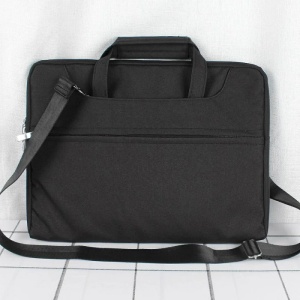 Geanta Laptop 13"-14" iUni, Curea de umar reglabila si detasabila, Impermeabila, Anti-zgarieturi, Anti-socuri, Negru - Img 12