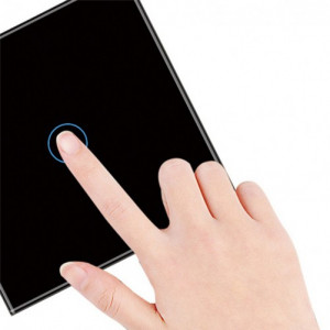 Intrerupator touch iUni 1F, 1 Canal, Sticla Securizata, LED, Black - Img 2