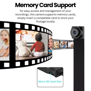 Mini Camera Modul iUni IP20, Wi-Fi, Slot Card MicroSD, Vizualizare Live pe telefon - Img 4