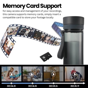 Mini Camera Sticla iUni IP48, Wi-Fi, 16GB, Full HD, Vizualizare Live pe telefon - Img 4