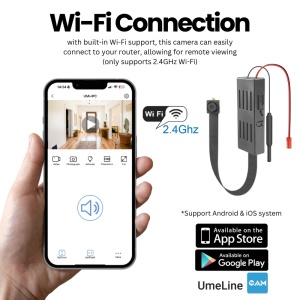 Modul cu Camera Spion iUni IP55, Wi-Fi, 8GB Card microSD, Full HD - Img 4
