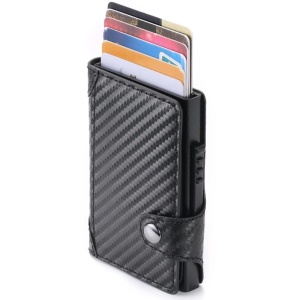 Portofel RFID iUni P4, 10 carduri, Print carbon - Img 4