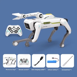 Robot Caine Inteligent iUni 8008 cu Cleste de Prindere, Control Telecomanda, Comenzi Vocale, Programabil - Img 12