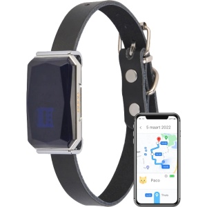 Zgarda cu GPS Tracker pentru animale iUni G12P, Ajustabila, Localizare In Timp Real, Istoric traseu, Rezistenta la apa IP67