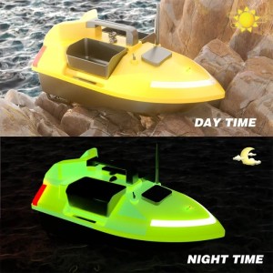 Barca Plantat , Nadit si Momit iUni V020, GPS, Carcasa fosforescenta, 3 cuve, 2kg, 500m, 12000mAh, 10km/h - Img 4