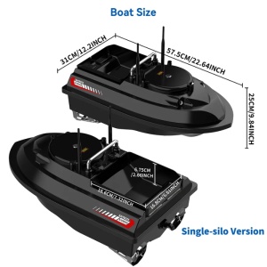 Barca Plantat, Nadit si Momit iUni V066, 1 cuva, 200 puncte GPS, 18000mAh, 3kg, 1000m, 20km/h - Img 14