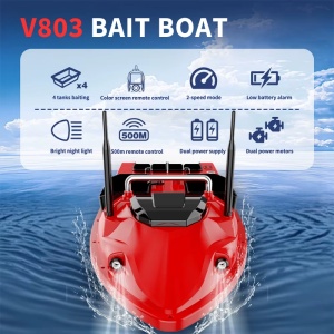 Barca Plantat, Nadit si Momit iUni V803, 5200mAh, 4 cuve, 3kg, 500m, 15km/h - Img 3