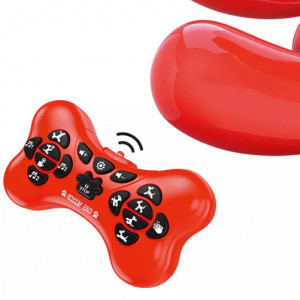 Caine Robot inteligent iUni K32A, Balloon Dog, 50 Comenzi, Control tactil, Telecomanda, Rosu-Negru - Img 6