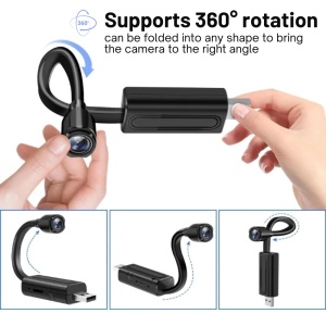 Camera Spion iUni W11, Wi-Fi, Vizualizare 4K, Senzor de miscare, Slot card microSD - Img 4