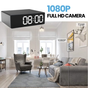 Ceas cu Camera Spion iUni IP33, Wi-Fi, 64GB, Full HD, 150 grade, Night Vision, Senzor de miscare, P2P - Img 6