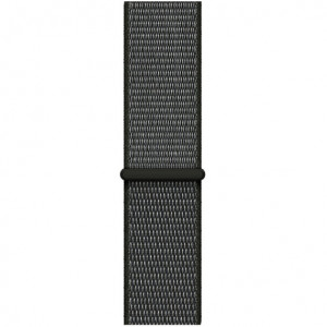 Curea iUni compatibila cu Apple Watch Ultra/SE/8/7/6/5/4/3/2/1, 38mm, Nylon Sport, Woven Strap, Midnight Gray - Img 2