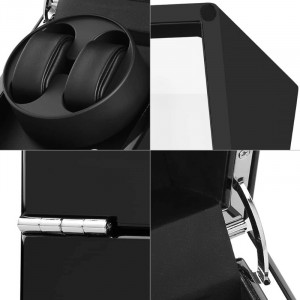 Cutie intors ceasuri iUni, 4 programe, Watch Winder 2, Black - Img 5