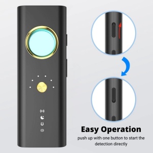 Detector de camere, localizatoare GPS si microfoane spion iUni R35, Frecventa 1-6500 MHz - Img 8