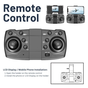 Drona cu 2 camere iUni M10, Ecran LCD 2.4 inch, Wi-Fi FPV, Card microSD inclus, Pliabila, Transmisie live pe telefon - Img 4