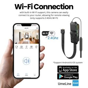 Modul cu Camera Spion iUni IP75, Wi-Fi, Full HD, Accesorii Nasturi, Slot Card microSD - Img 5
